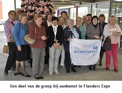 groepsfoto bij de Floraliën